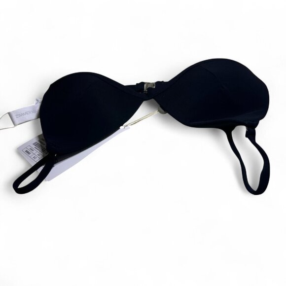 ZImmermann Women's Black Triangle Bikini Top US 2 - 4 C/D NWT - Picture 3 of 10